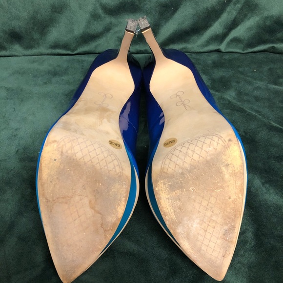 Jessica Simpson Blue Ombré Platform Heels 8.5 - Picture 8 of 8